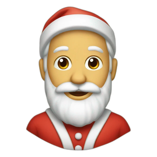 santa italiano sticker