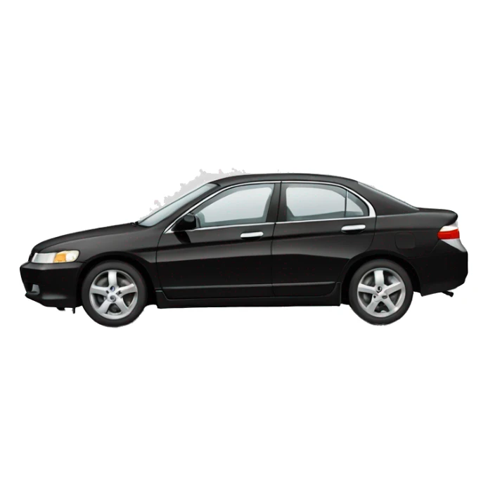 Honda accord car black 1999 year sticker