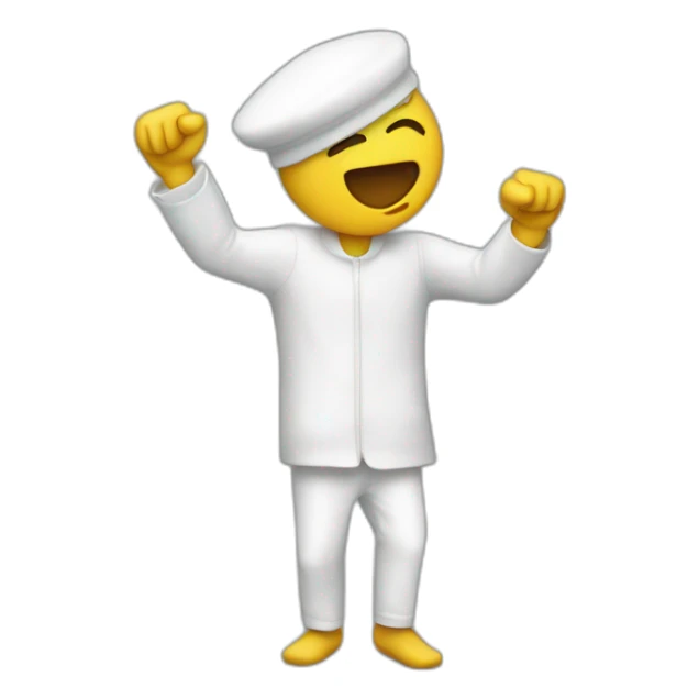 Oméga qui fait un dab sticker