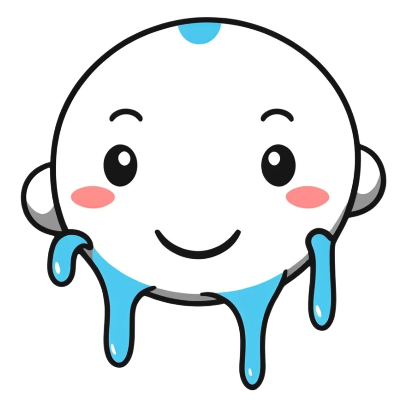 happy crying face with tears of joy sticker