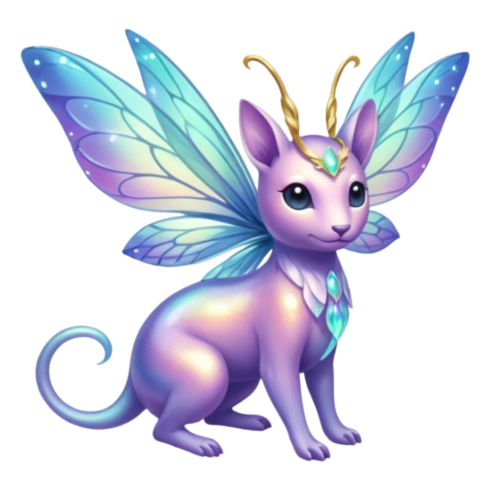 ethereal divine Fairy-type Fakémon-animal-creature sticker