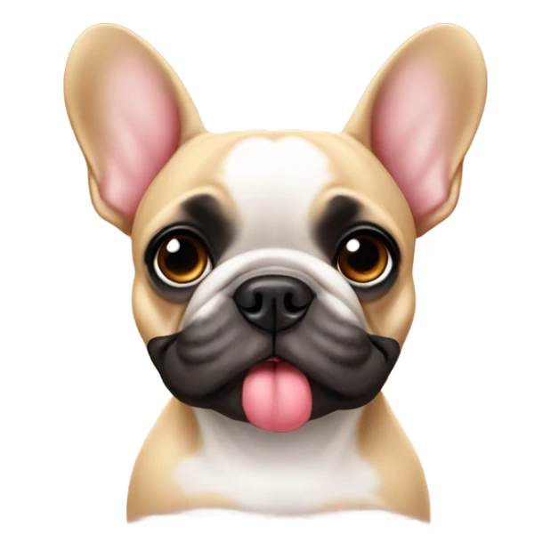 French bulldog in love  sticker