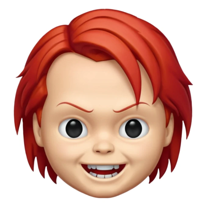Un emojin de chuky sticker