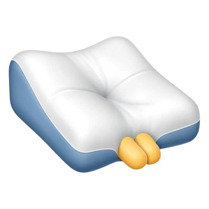 orthopedic leg elevation pillow for varicose veins sticker