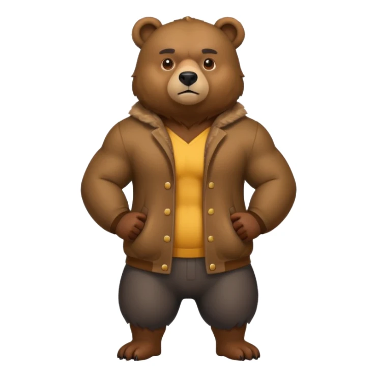 Bear sticker