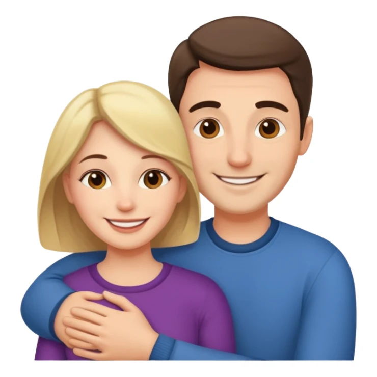 Love wife and me sticker