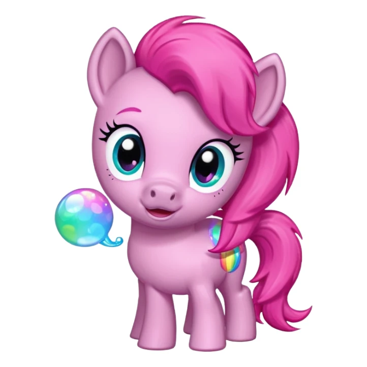 My little pony with gum sticker