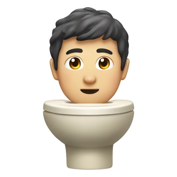 Skibidi toilet Yuuji Itadori sticker