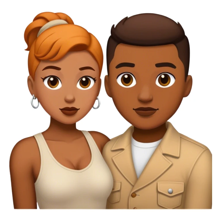 butch femme couple k sticker