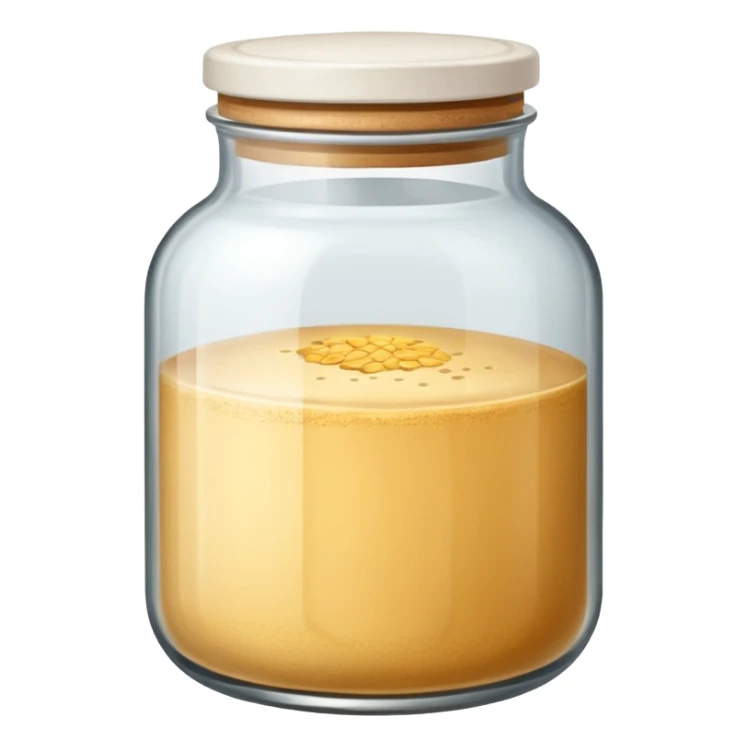 Poudre de farine dans un bocal  sticker