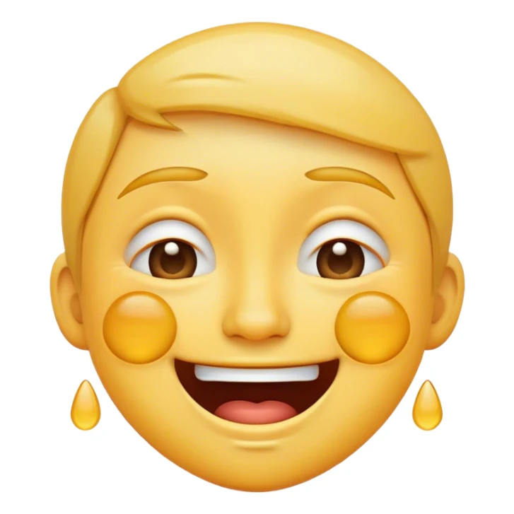 Emojis qui pleure et qui rigole en même temps ￼ sticker