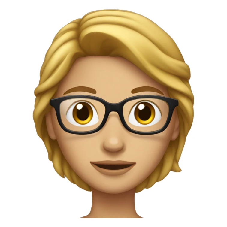 iPhone with a woman on the screen sticker