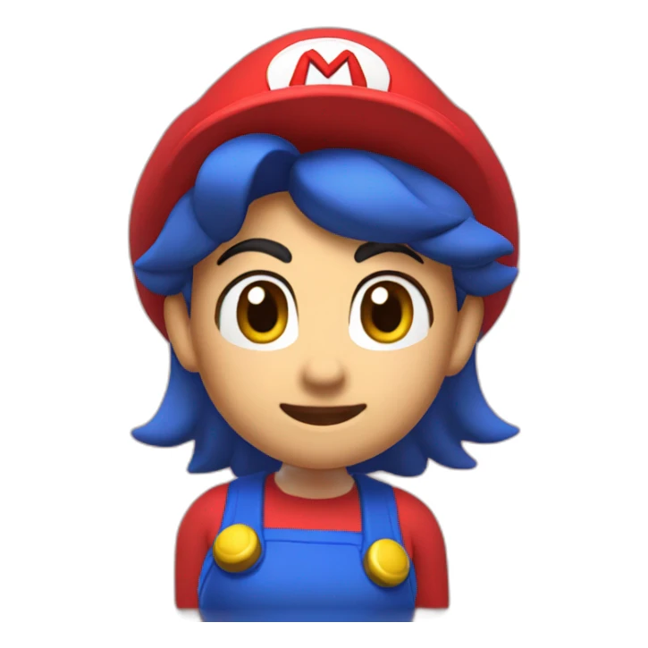Mario-woman-version sticker