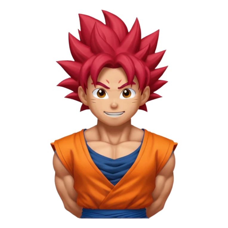 Goku super saiyan god sticker