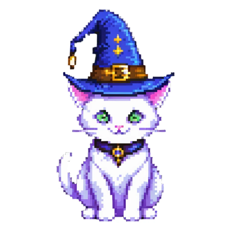 wizard cat sticker
