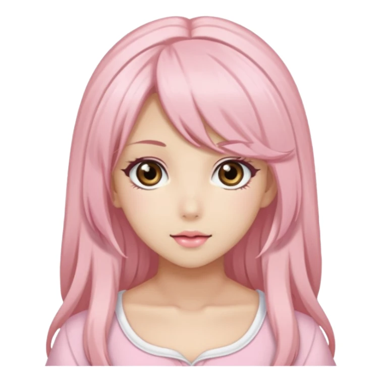 Light Pink Hime Gyaru Girl sticker