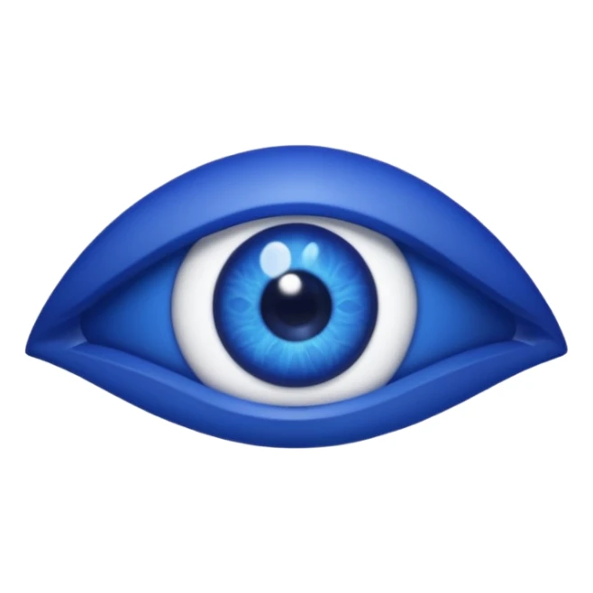 lapis with eyes cartoon sticker