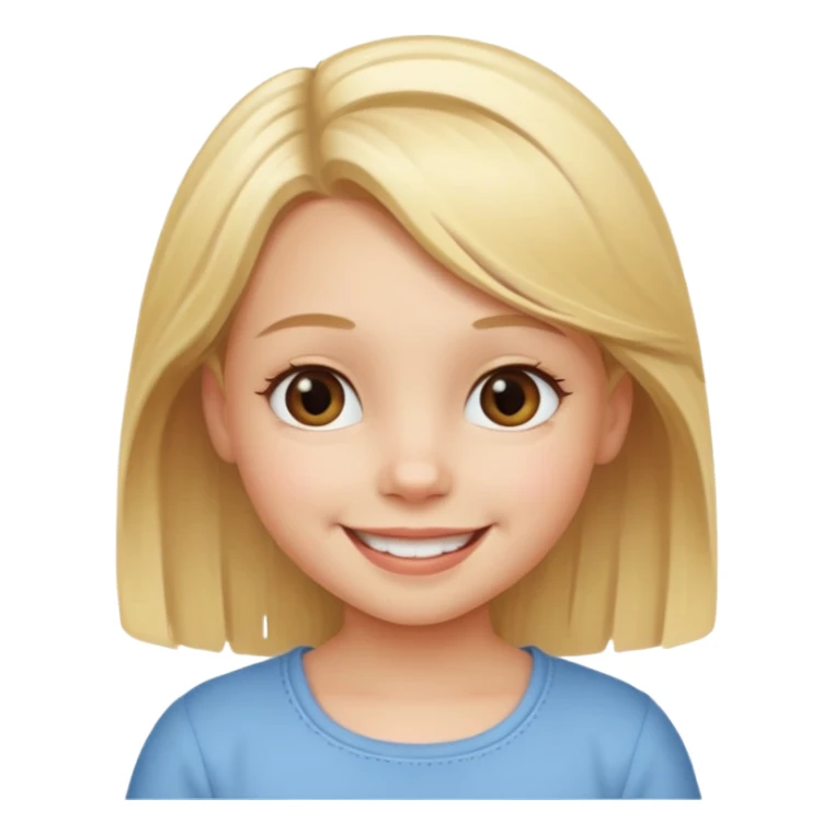  A cute little girl  sticker