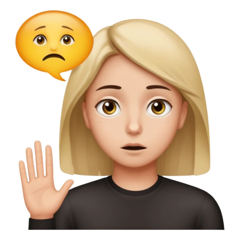 Creat and emoji of the famous video "please speed I need this" sticker