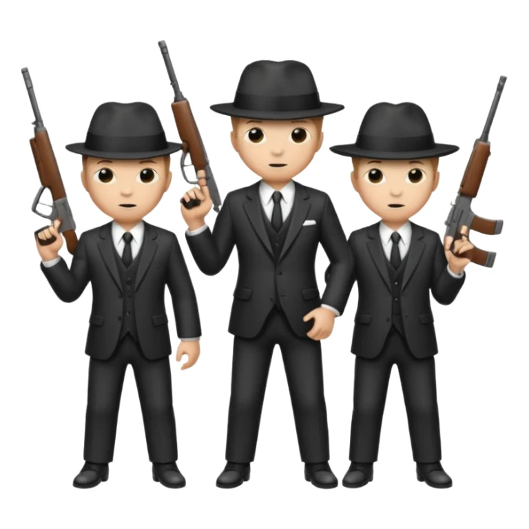 team of gangsters sticker