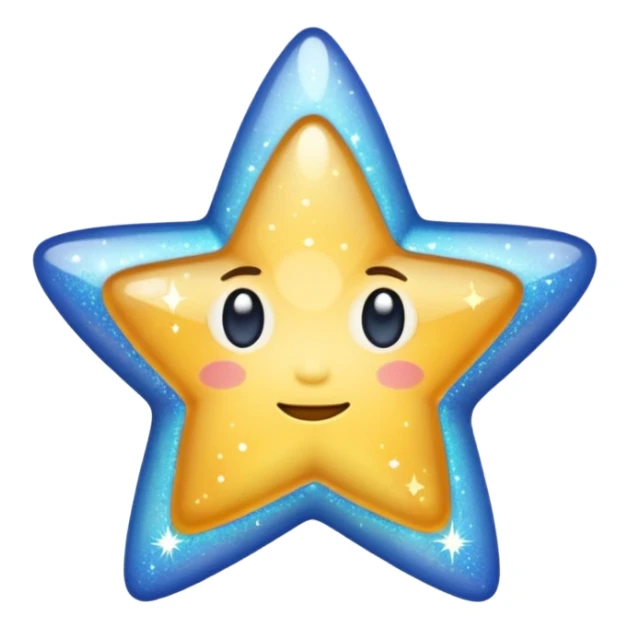 Can u make customize iMessage emoji of glittering and star pls.. something dreamy  sticker