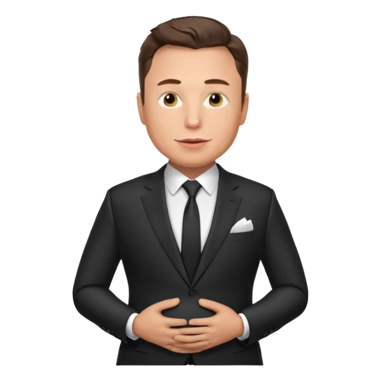 pregnant elon musk man sticker