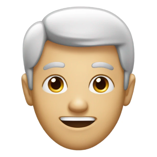 Smile with an eye twitch sticker