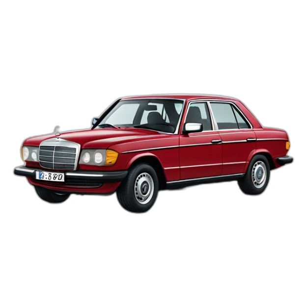 mercedes w123 sticker