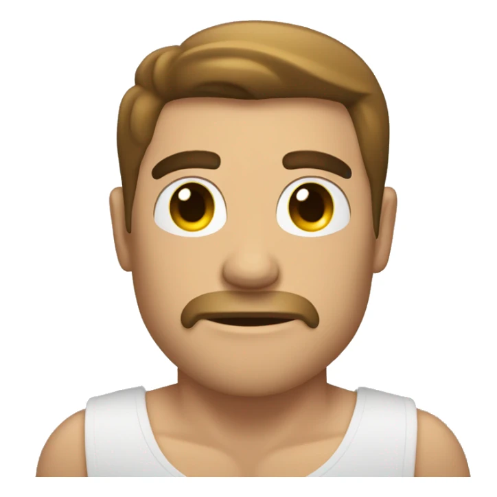 hombre musculoso con abdominales  sticker