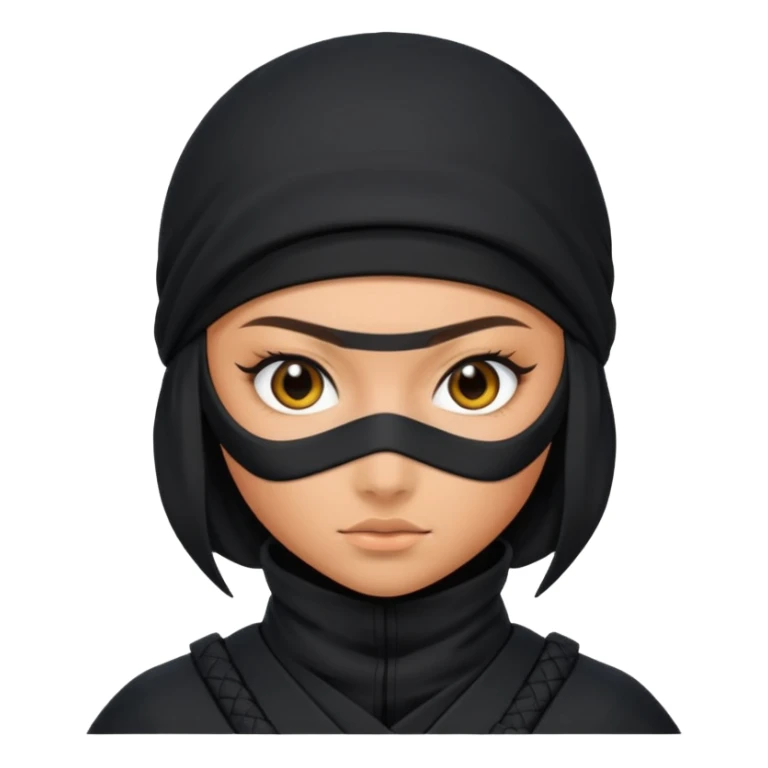 Ninja women sticker