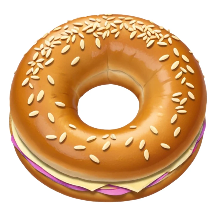 Bagel sticker
