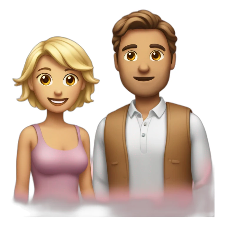 Sex homme et femme sticker
