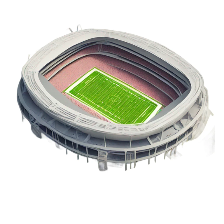 Huge football stadium  sticker