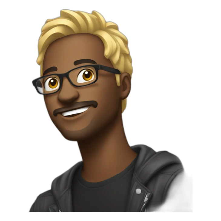 discussion between music artist and fan on social media sticker