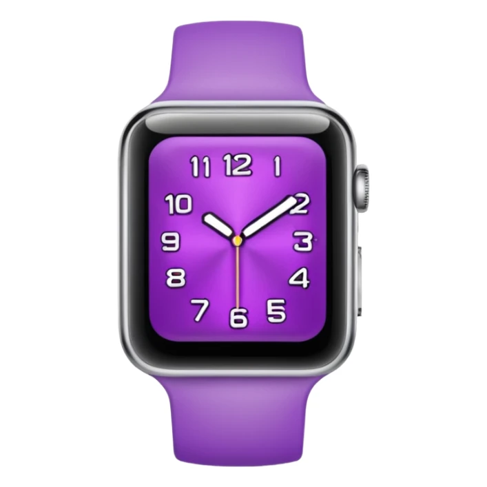 purple watch sticker