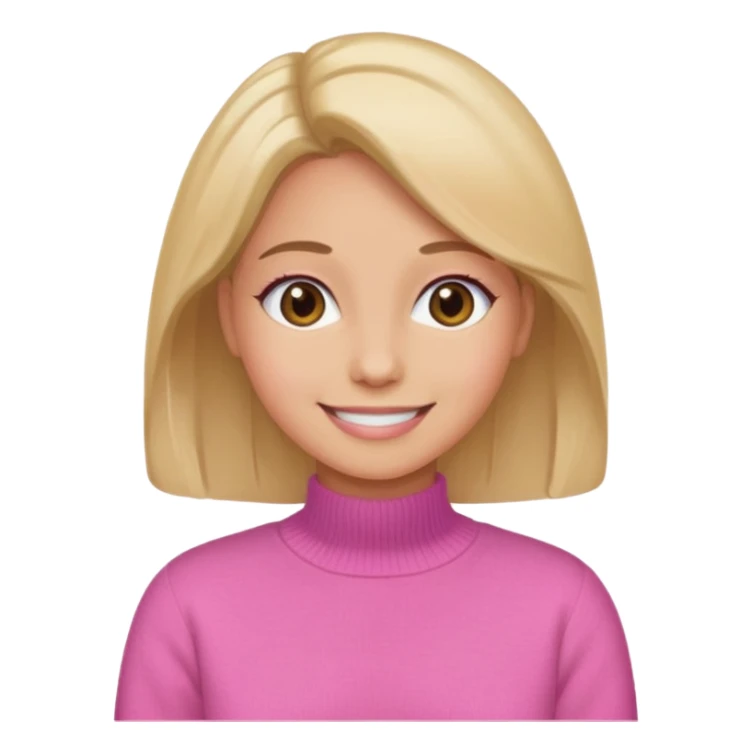 Secretary Out of office pink sweater sticker