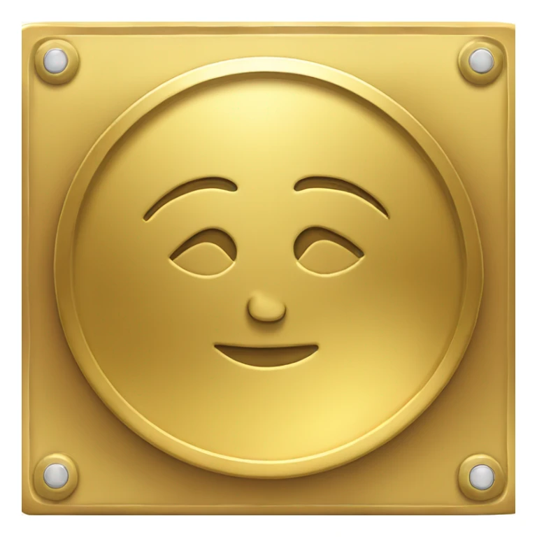 gold disk, gold plaque sticker