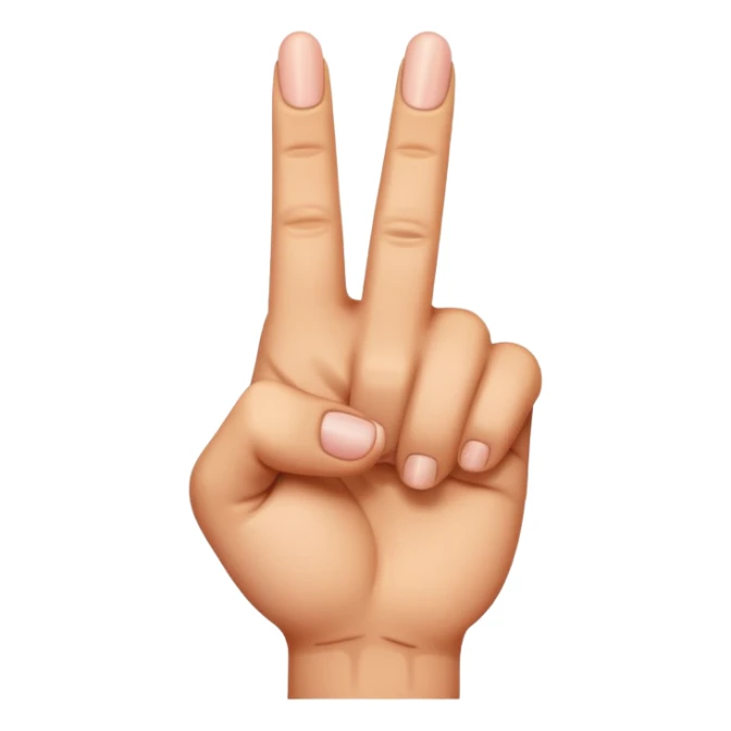 Orta parmak. ile nah çekmek  sticker