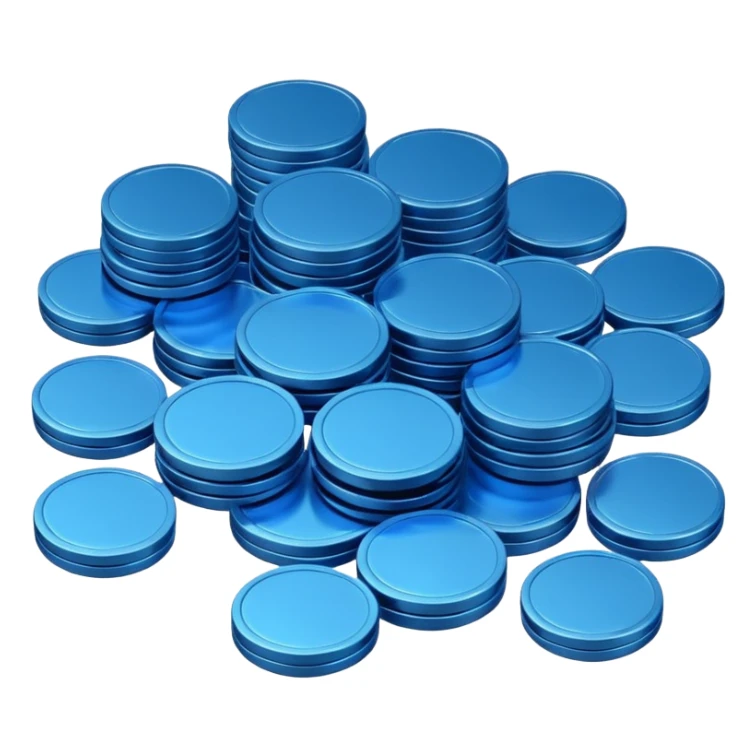 blue coins credit pack sticker