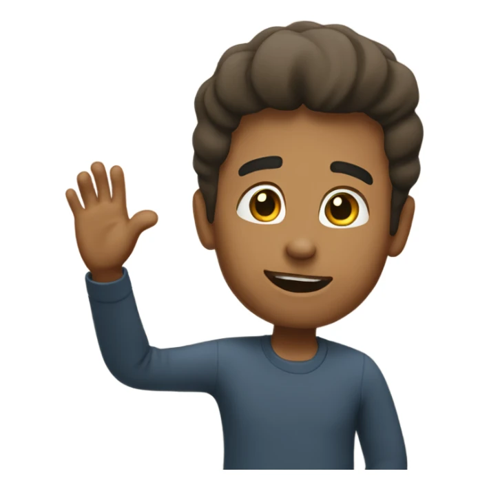 Person asking to hand them something sticker