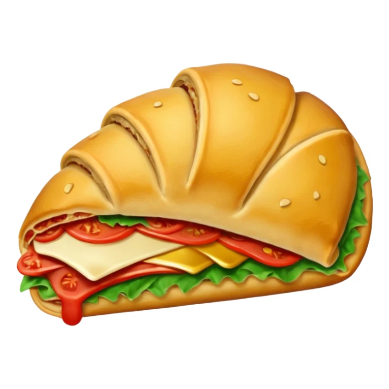 Crie um emoji de calzone italiano sticker