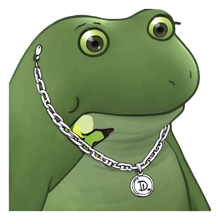 friend ship necklace with a D and R sticker