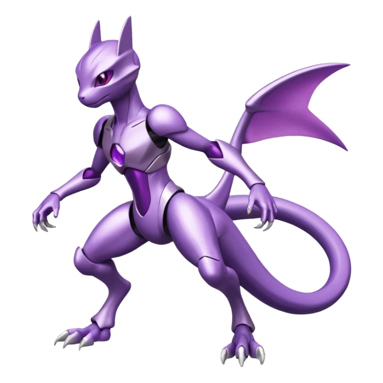 Miraidon-Genesect-Mewtwo-Fakémon-hybrid-creature (full body)  sticker