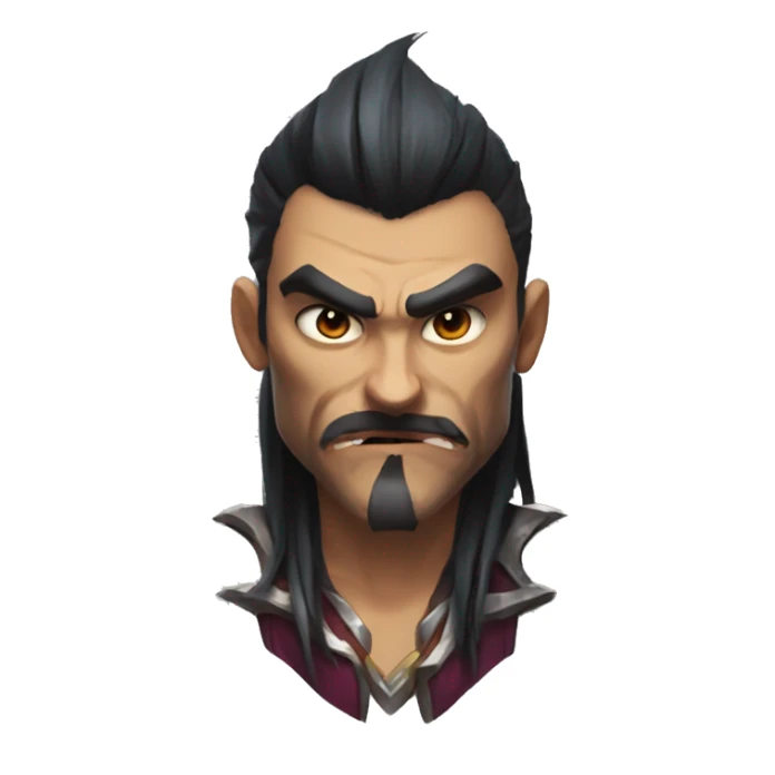 Draven from league of legends make him angrier tho sticker