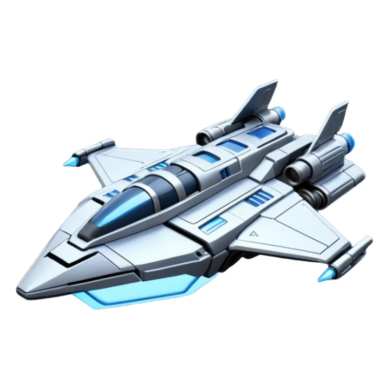 crea un emoji de la nave starlancer tac de star citizen sticker