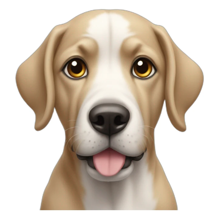 Un chien qui dit ouais sticker