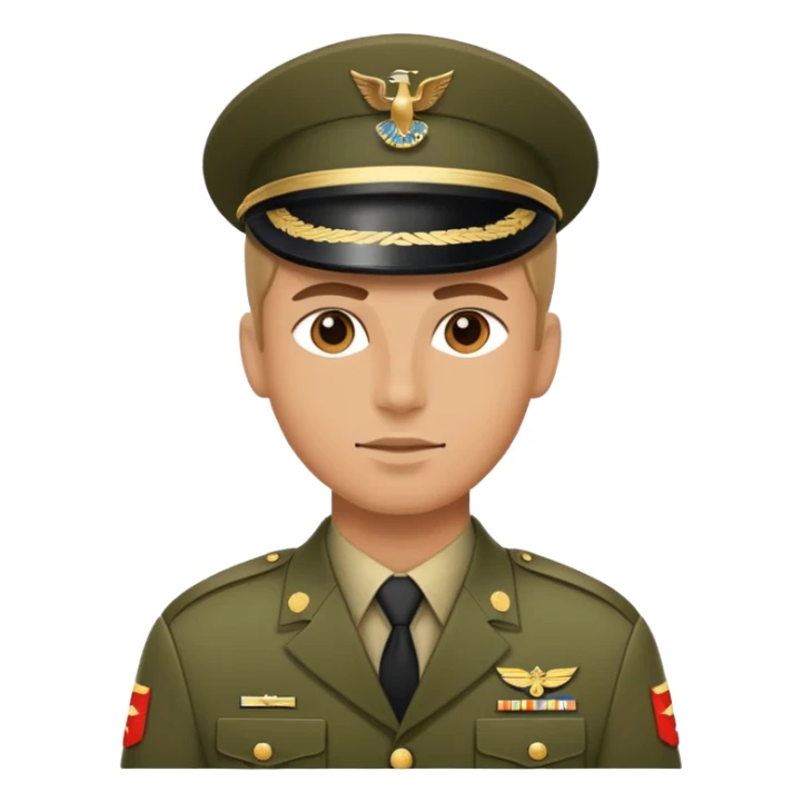 military soldier in uniform sticker