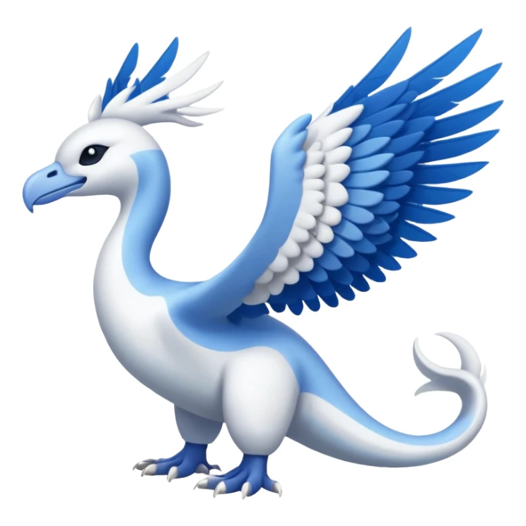 Lugia-Fakémon-hybrid-creature (full body)  sticker