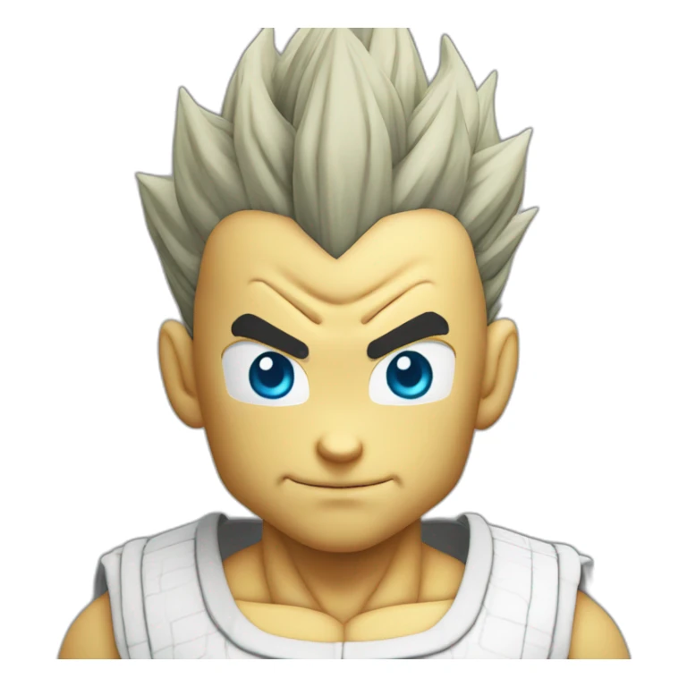 Dragon ball z en super forme blanc sticker