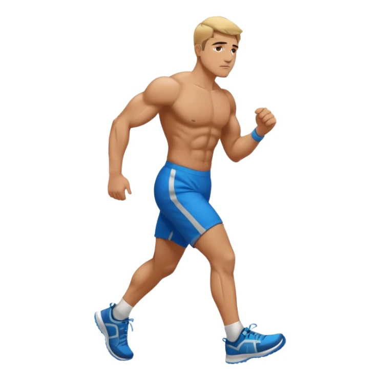 Walking uphill sticker